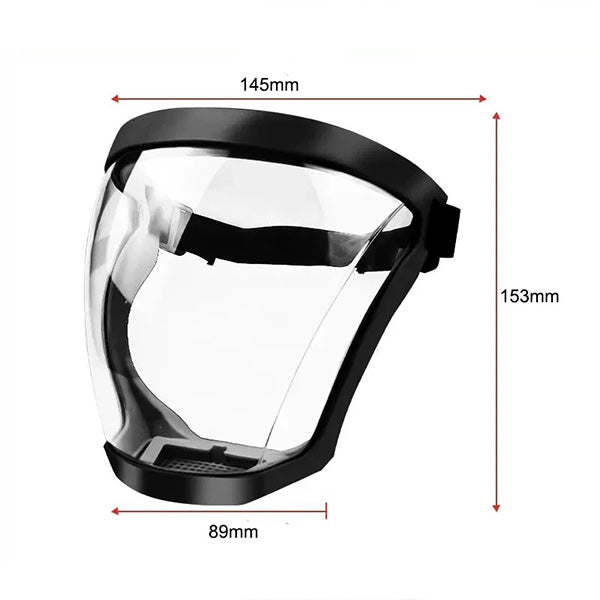 ClearGuard™ – Full Face Protection Mask ✅