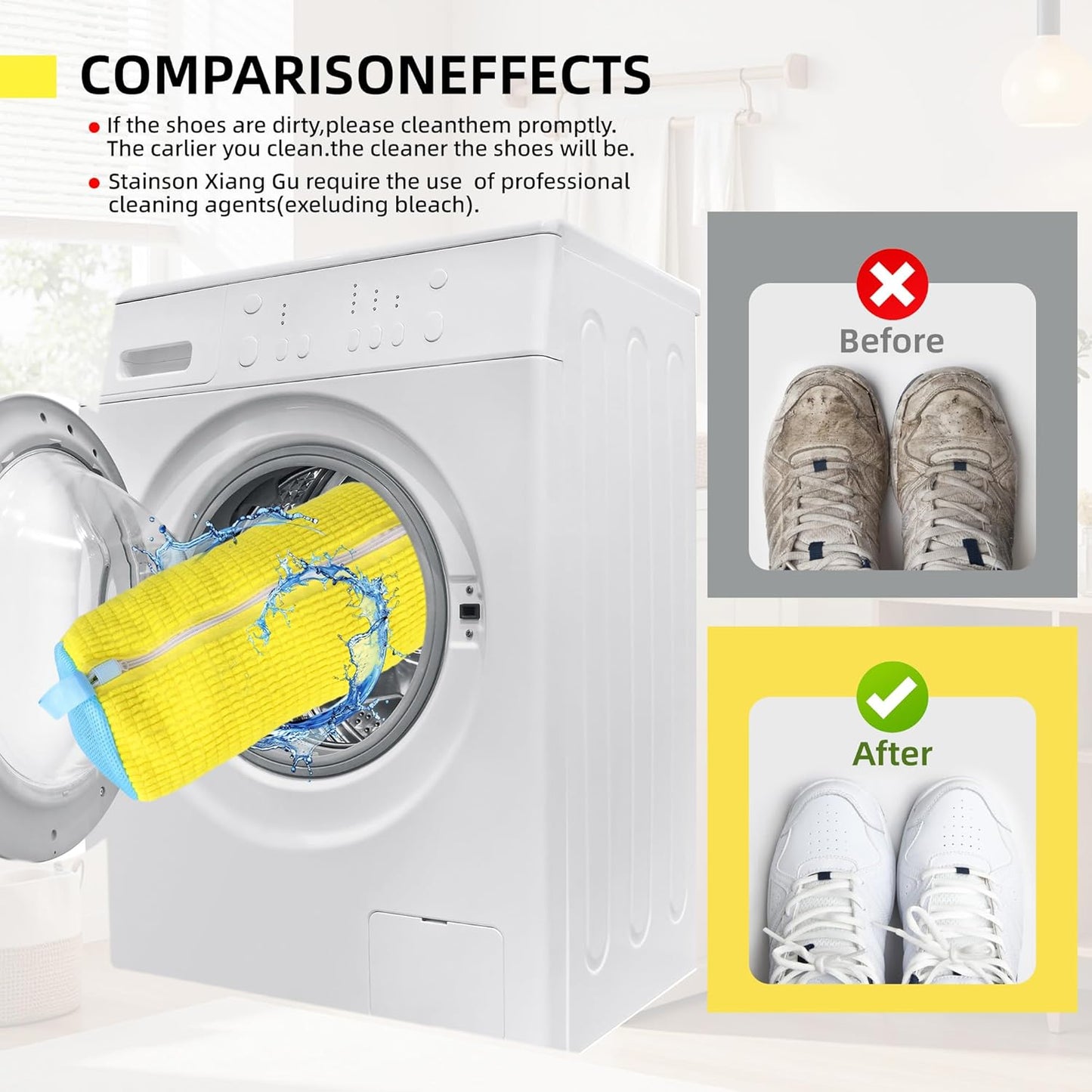 Shoe Washing Machine Bag
