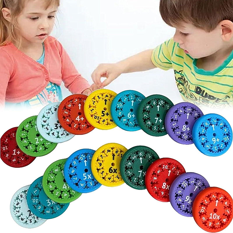9 Pieces Math Fidget Spinner