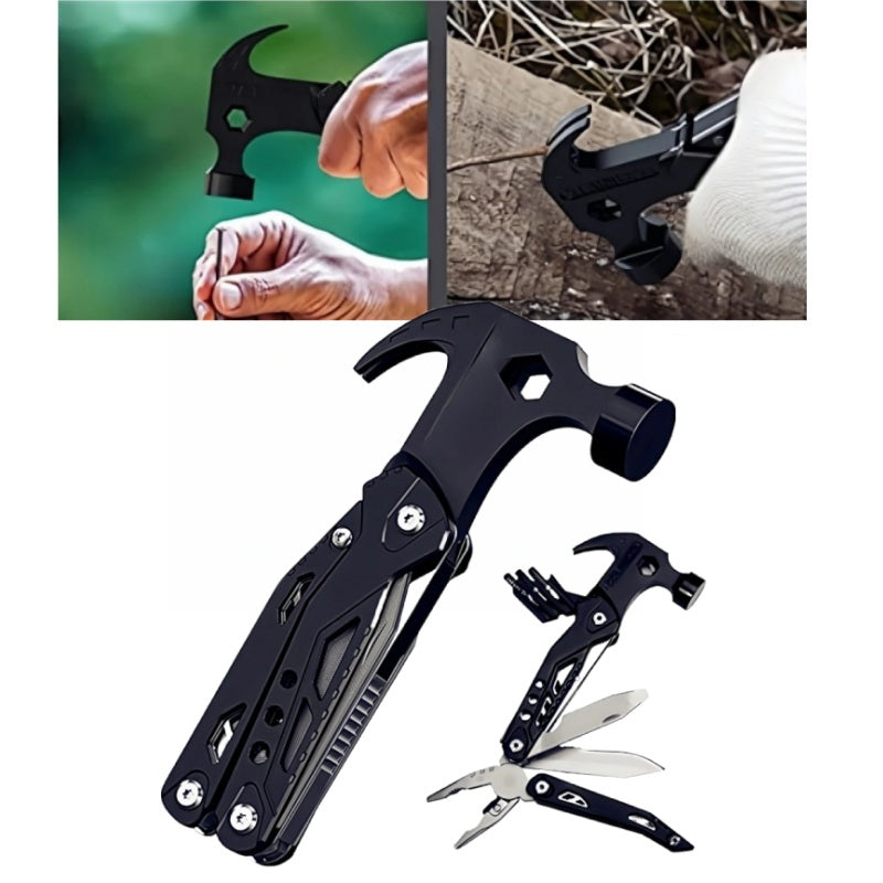 14-in-1 Stainless Steel Multitool Hammer