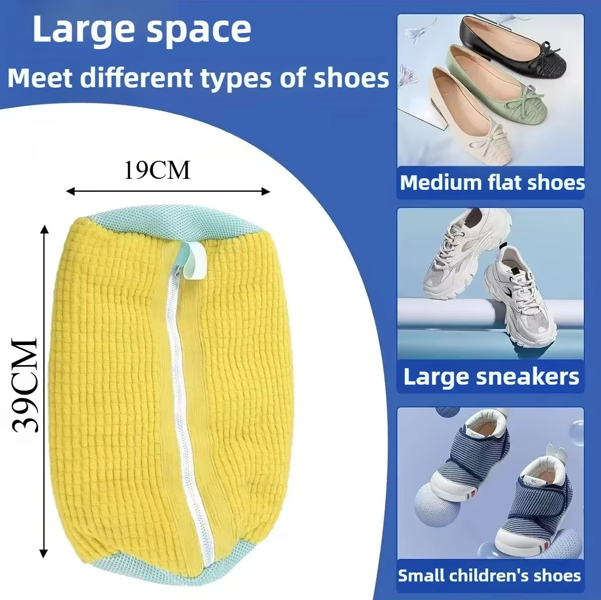 Shoe Washing Machine Bag