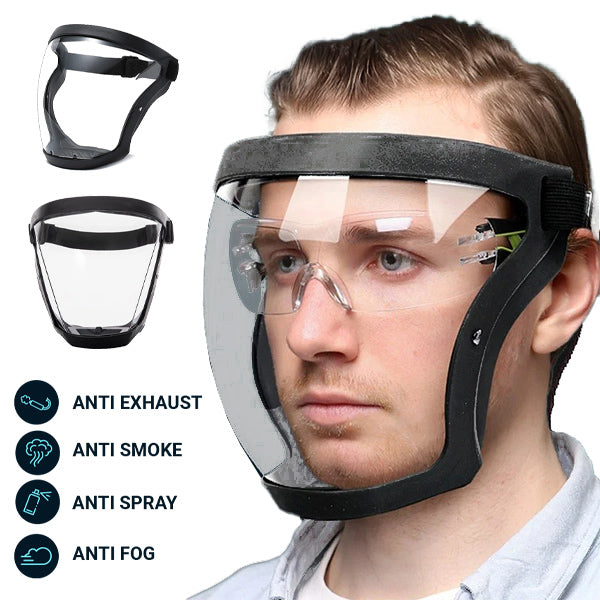 ClearGuard™ – Full Face Protection Mask ✅