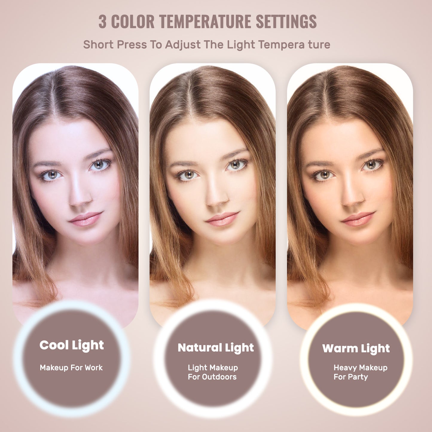 Makeup Travel Case with LED Mirror