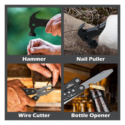 14-in-1 Stainless Steel Multitool Hammer