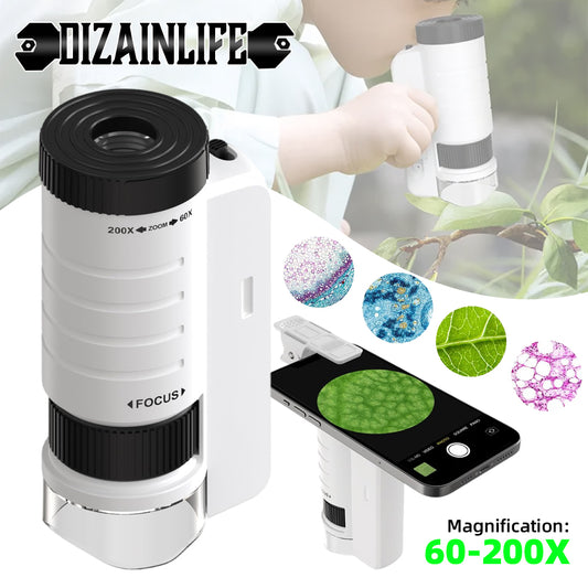 60-200X Kids Microscope