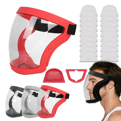ClearGuard™ – Full Face Protection Mask ✅