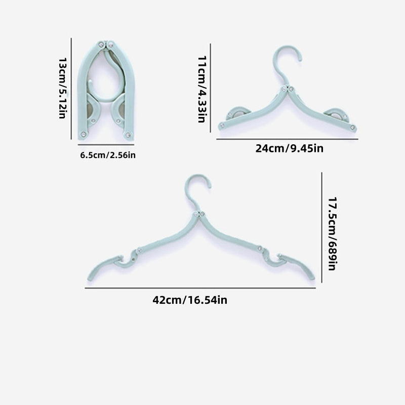 5pcs Foldable Portable Clothes Hanger