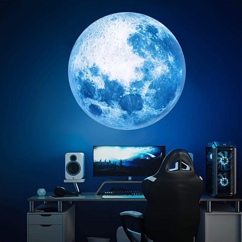 LunaGlow – 3-Color USB Moon Light Projector Set