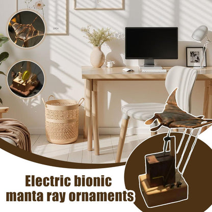 Handmade Mechanical Wooden Manta Ray