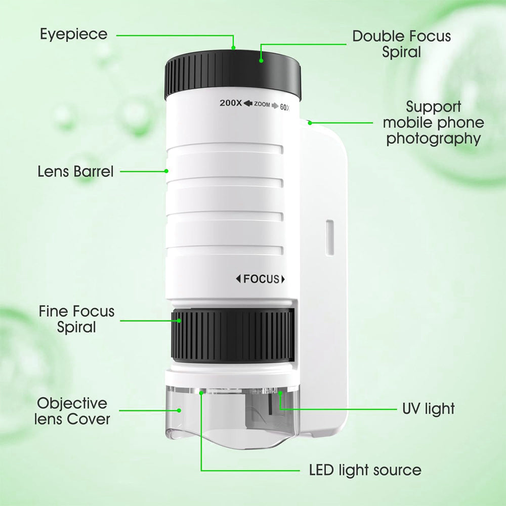 60-200X Kids Microscope