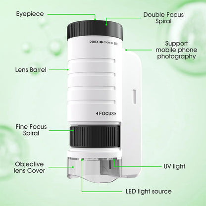 60-200X Kids Microscope