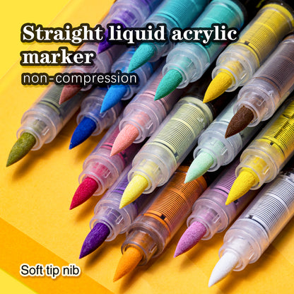 72/120 Colors Acrylic Waterproof Marker Pens