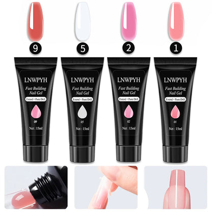 GlowNail™ – Complete Gel Nail Polish Kit with UV/LED Lamp