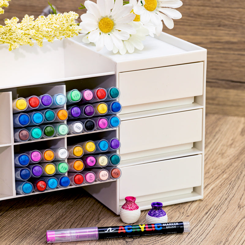 72/120 Colors Acrylic Waterproof Marker Pens