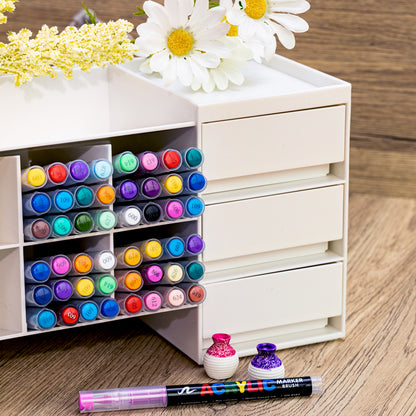72/120 Colors Acrylic Waterproof Marker Pens