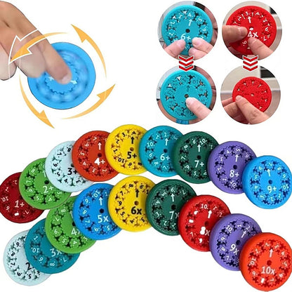 9 Pieces Math Fidget Spinner