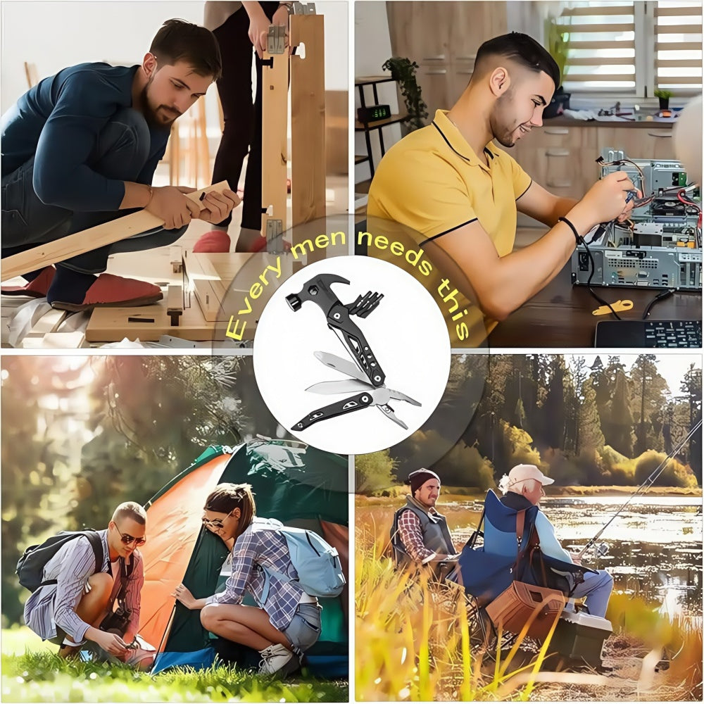 14-in-1 Stainless Steel Multitool Hammer