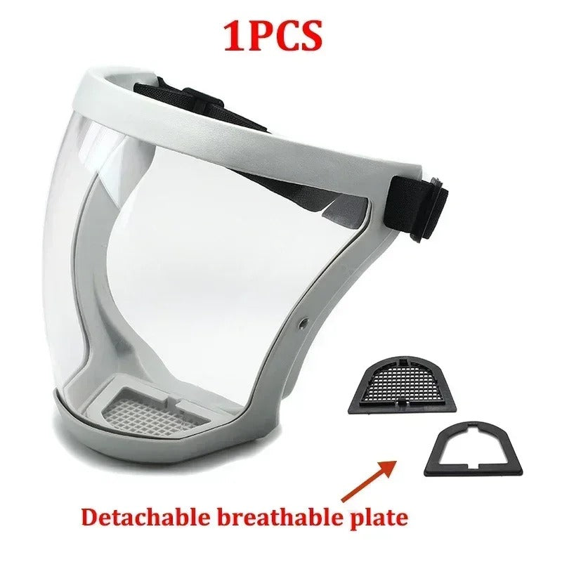 ClearGuard™ – Full Face Protection Mask ✅