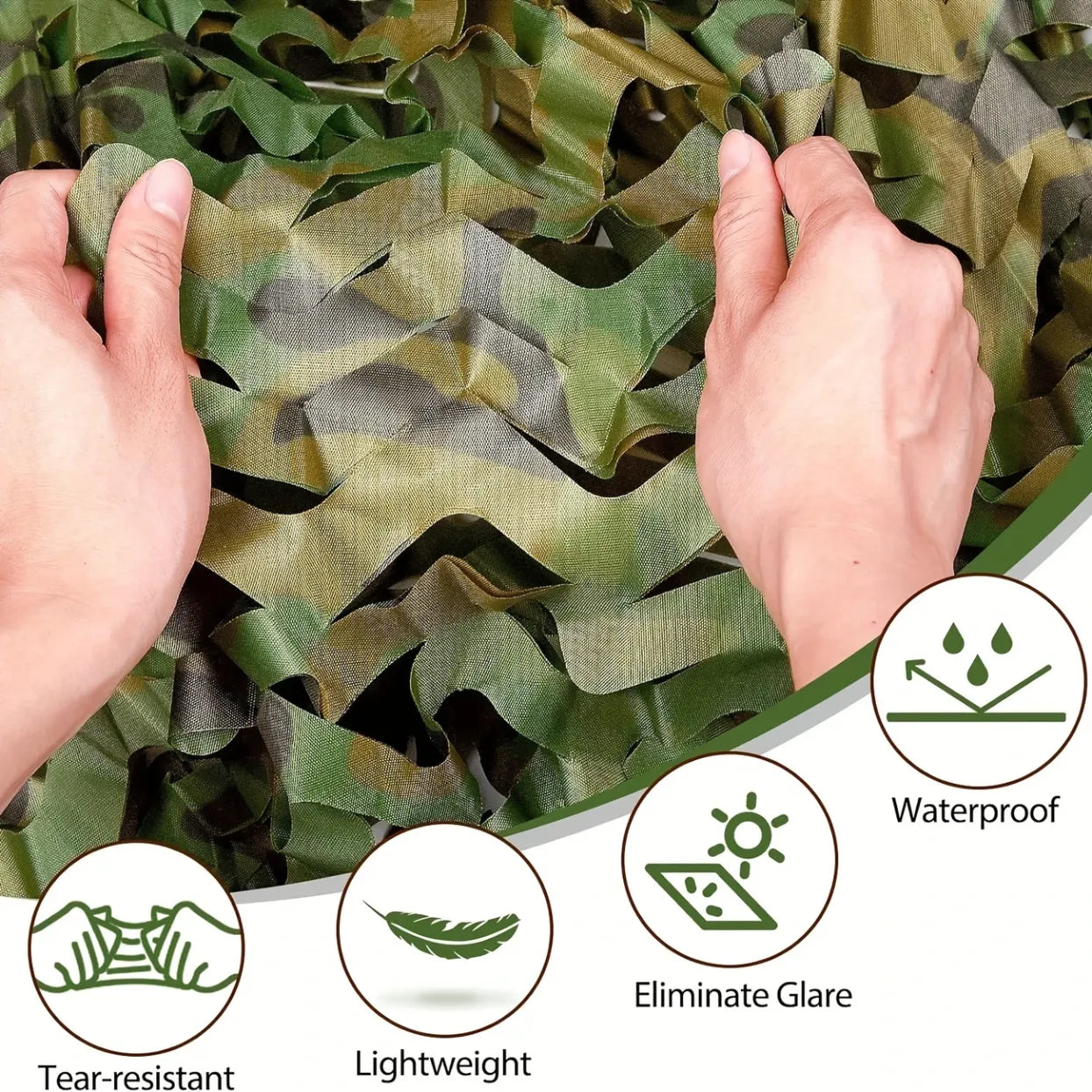 Camouflage Net - Available in All Sizes & Colours