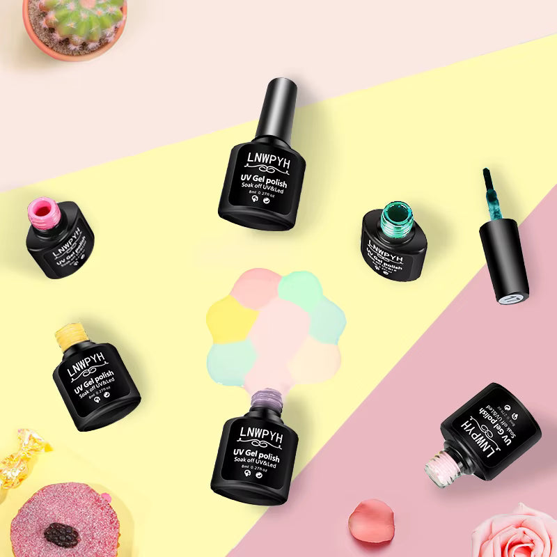 GlowNail™ – Complete Gel Nail Polish Kit with UV/LED Lamp