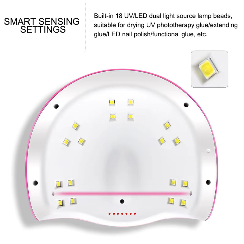 GlowNail™ – Complete Gel Nail Polish Kit with UV/LED Lamp