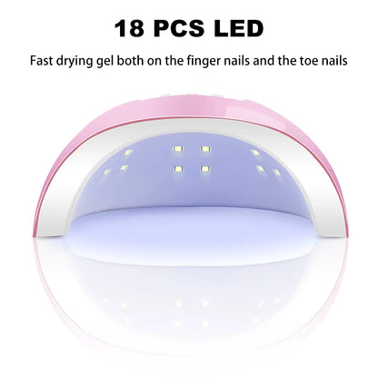 GlowNail™ – Complete Gel Nail Polish Kit with UV/LED Lamp